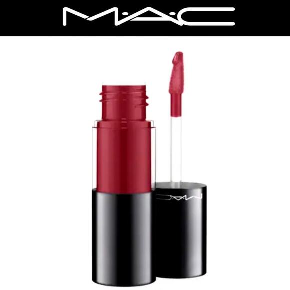 MAC NEW Deep Burgundy Red / Purple Lip Gloss - Picture 1 of 10